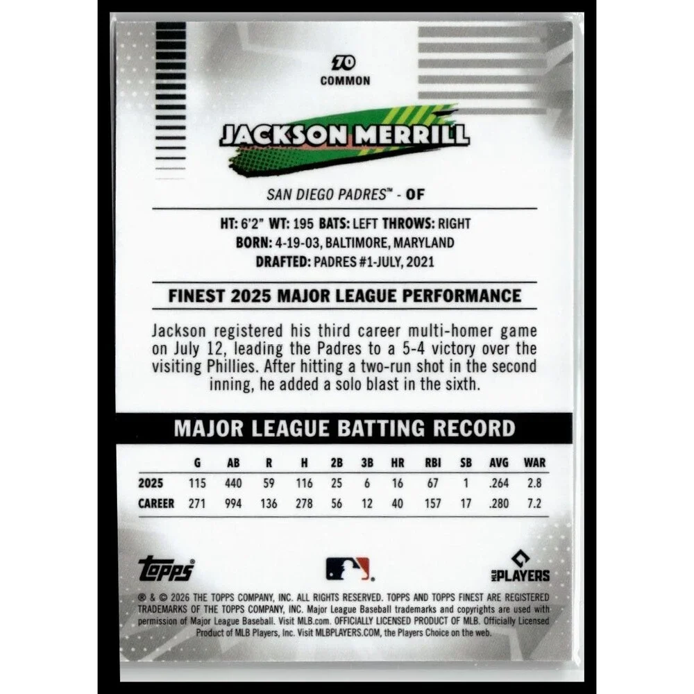2026 Finest Jackson Merrill Geometric Refractors